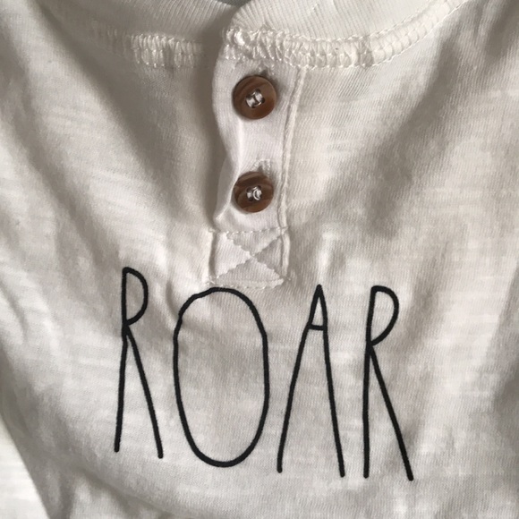 Rae Dunn baby 2 pack rompers - Picture 3 of 9